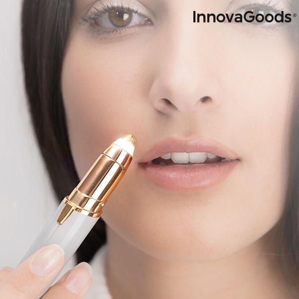 Depiladora facial de precisión con luz LED
